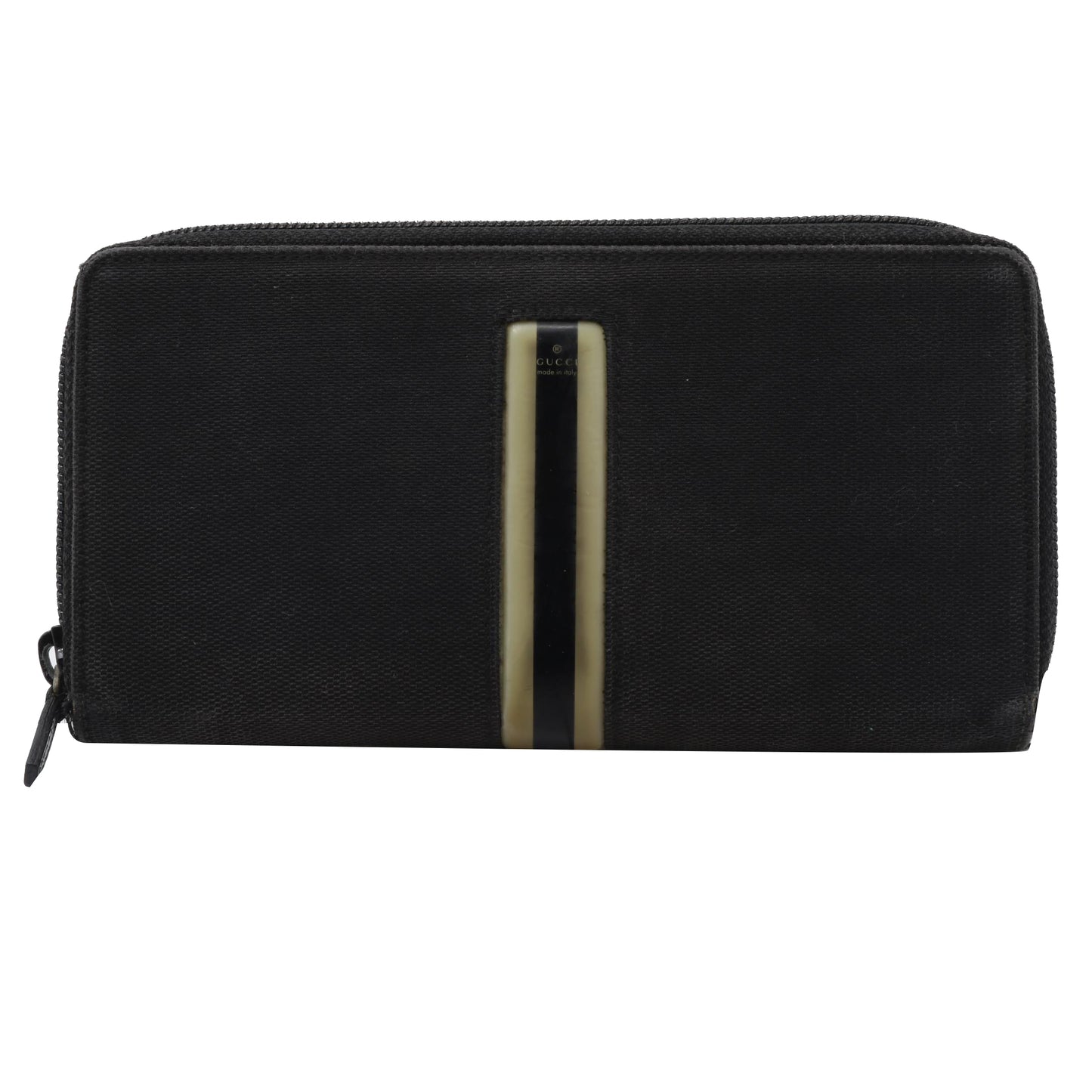 Black Nylon Zippy Wallet