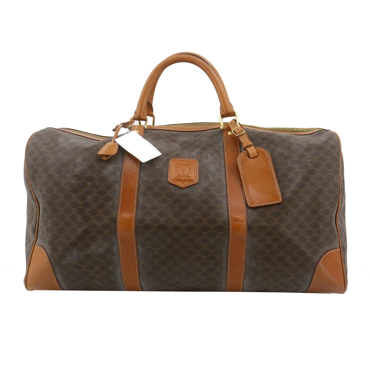 Brown Macadam Boston Bag