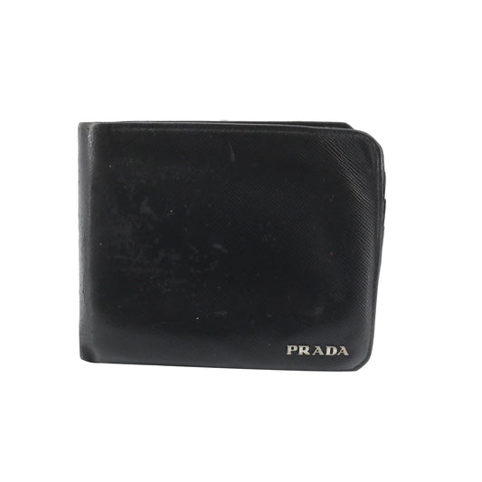 Black Saffiano Compact Wallet