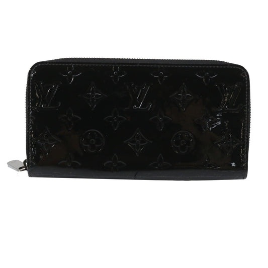 Vernis Black Zippy Wallet