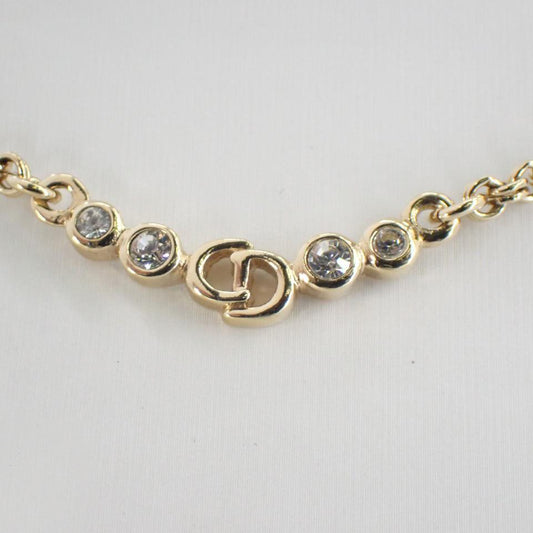 Gold Rhinestone Necklace