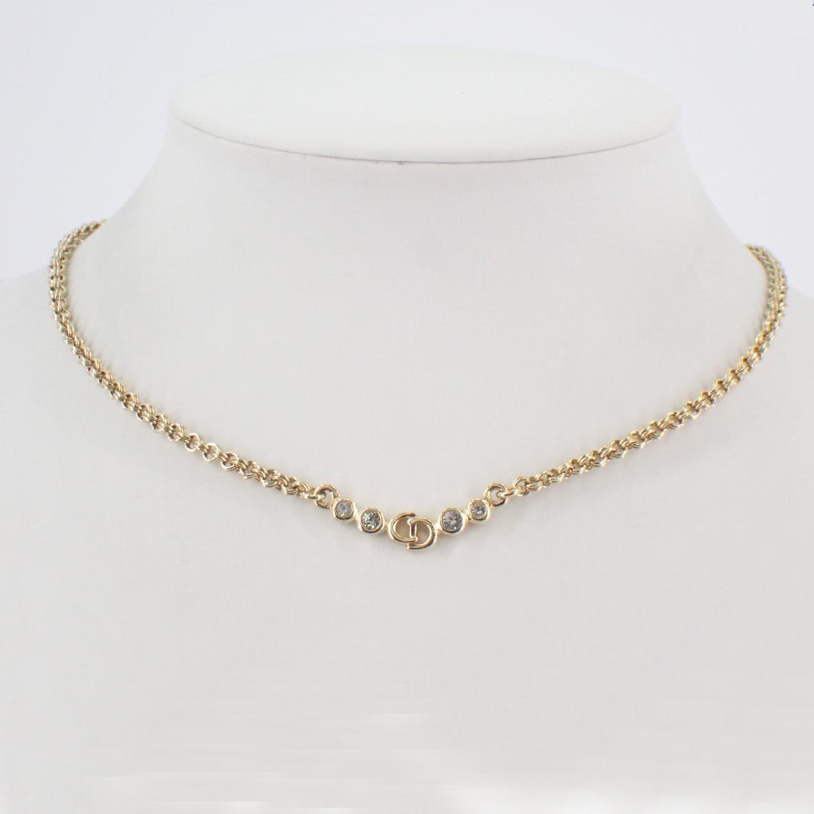 Gold Rhinestone Necklace