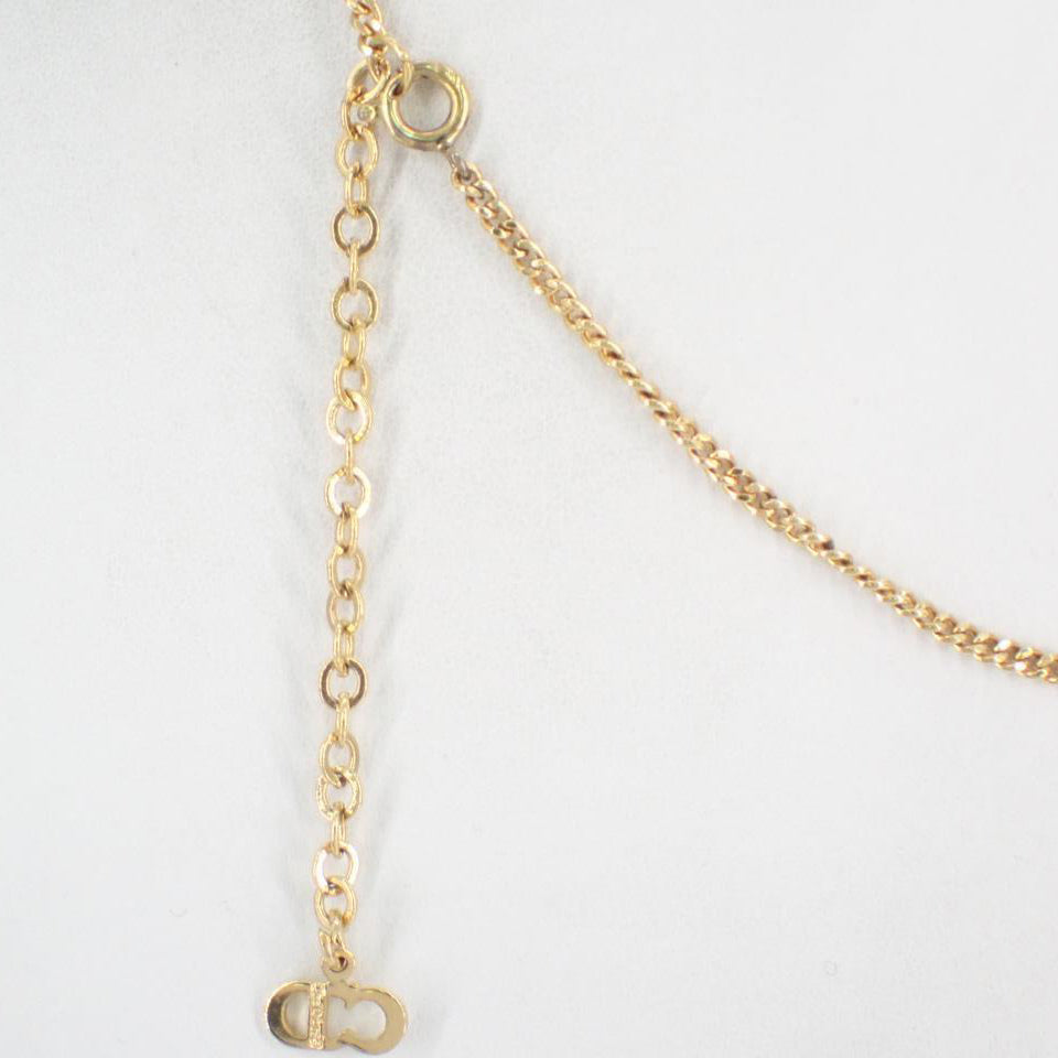 Gold Rhinestone Necklace