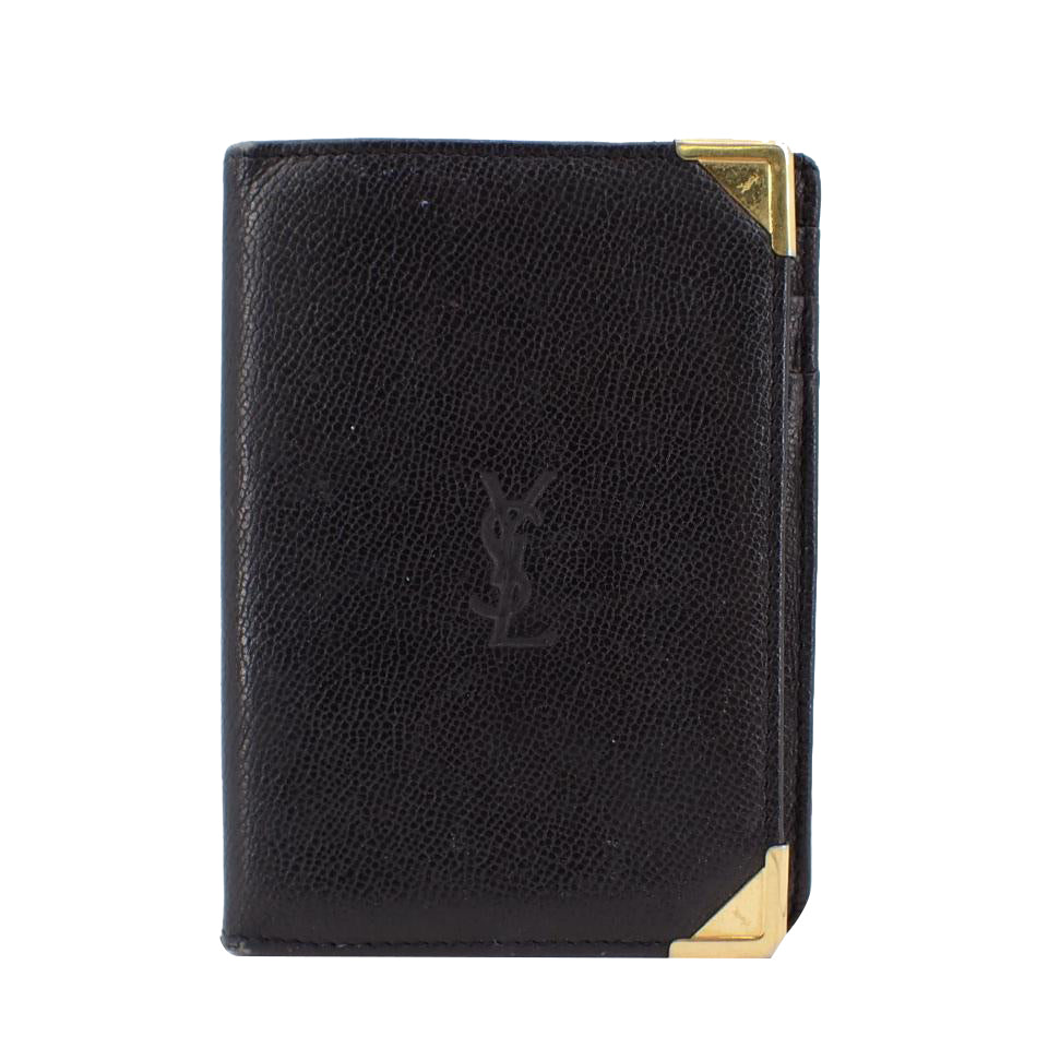 Black Leather Card Case