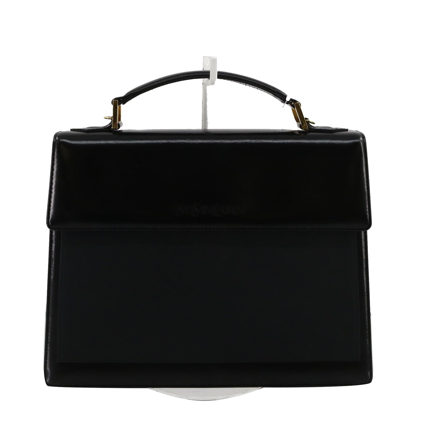 Black Leather 2-way Handbag