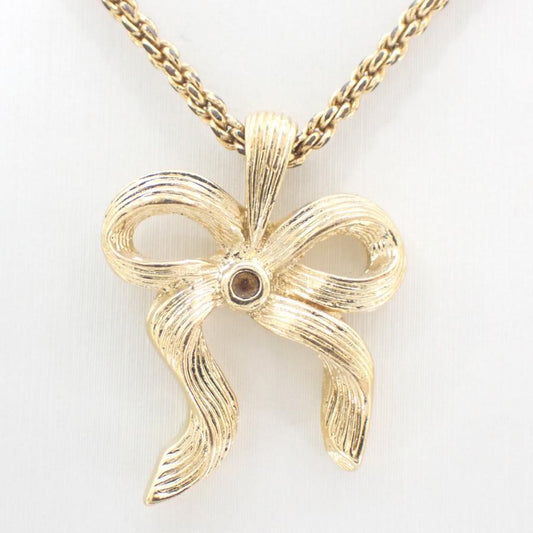 Gold Ribbon Necklace