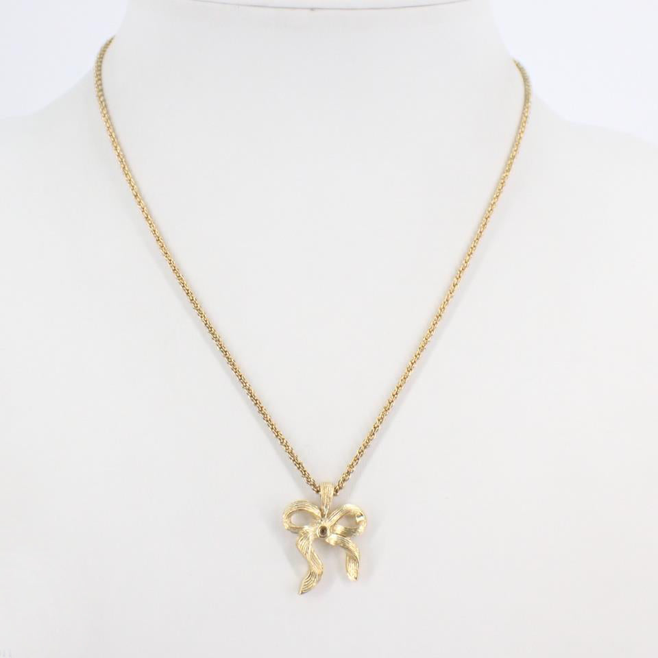 Gold Ribbon Necklace