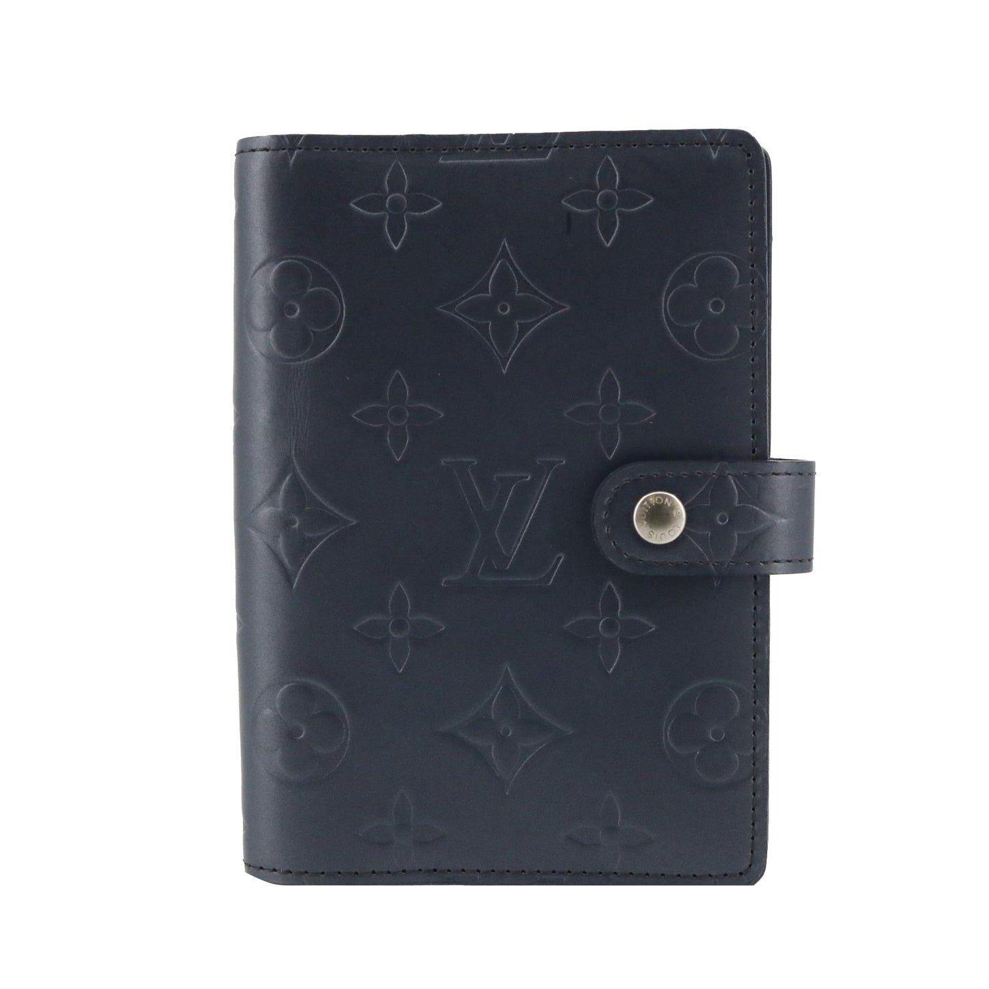 Monogram Matte Blue Agenda PM