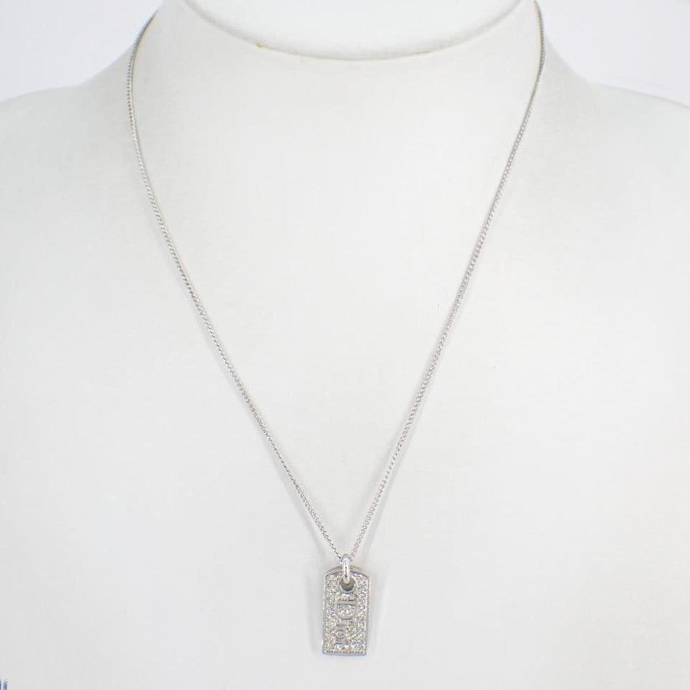 Silver Rhinestone Necklace