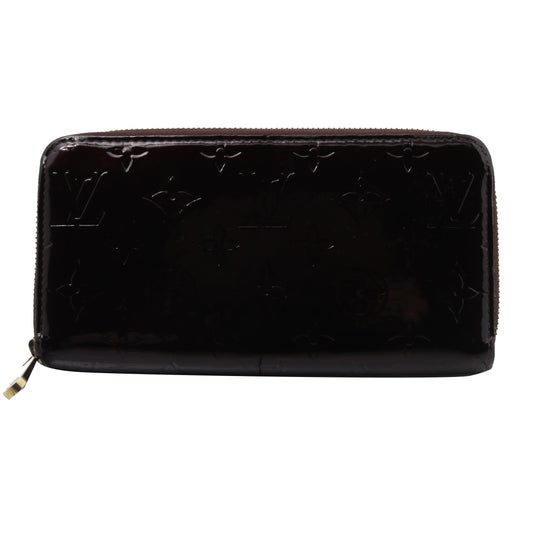 Vernis Burgundy Zippy Wallet