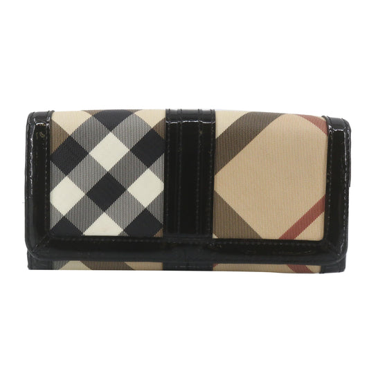 Nova Check Bi-Fold Long Wallet