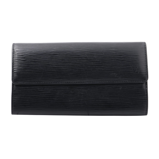 Epi Black Long Wallet