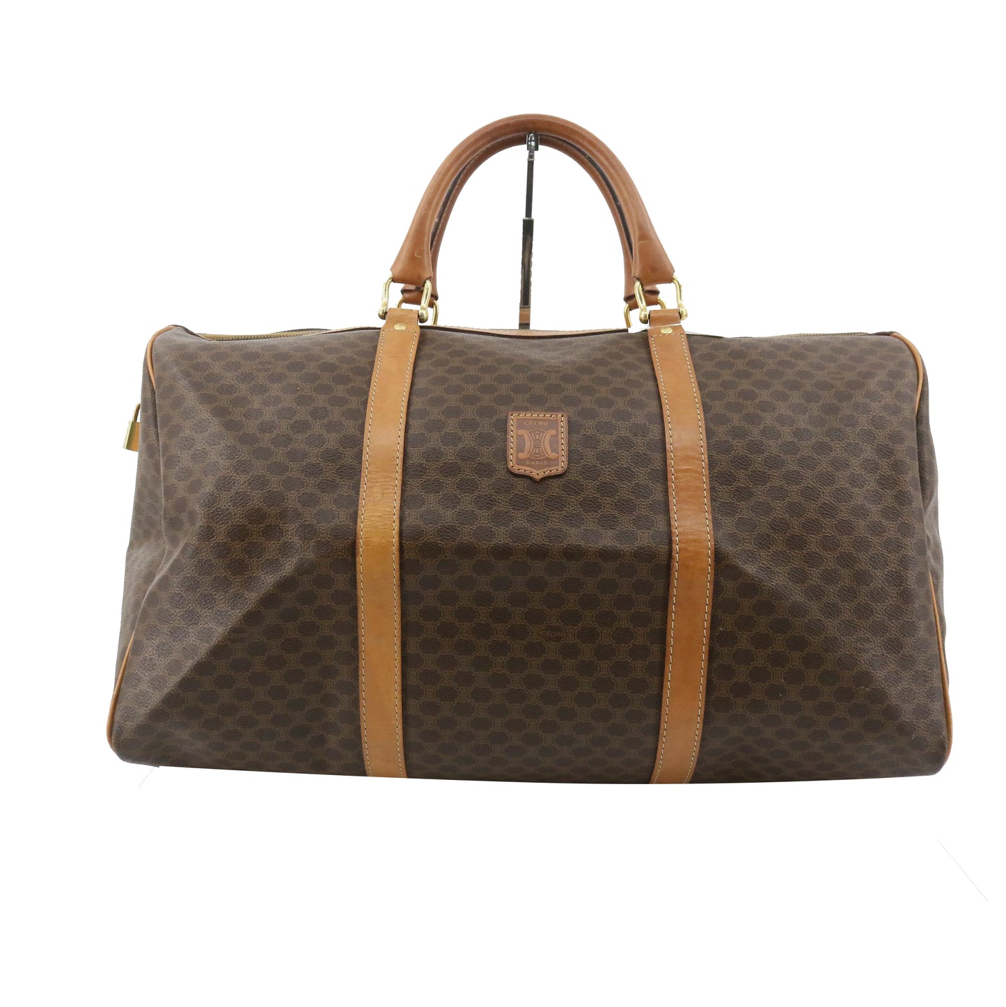 Brown Macadam Boston Bag