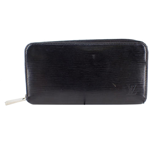 Epi Black Zippy Wallet