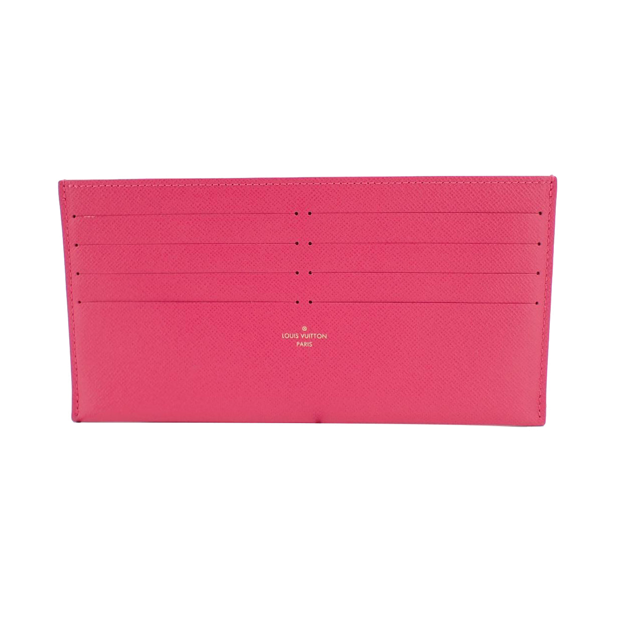 Fuchsia Leather Pink Card Case