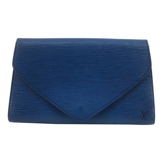 Epi Blue Art Deco Clutch