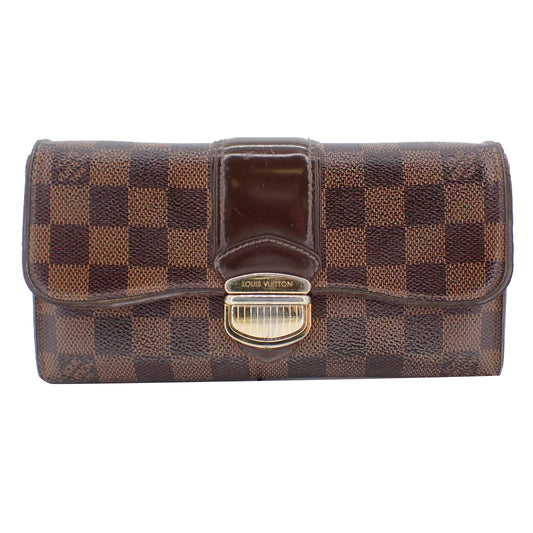 Damier Ebene Sistina Bi-Fold Wallet