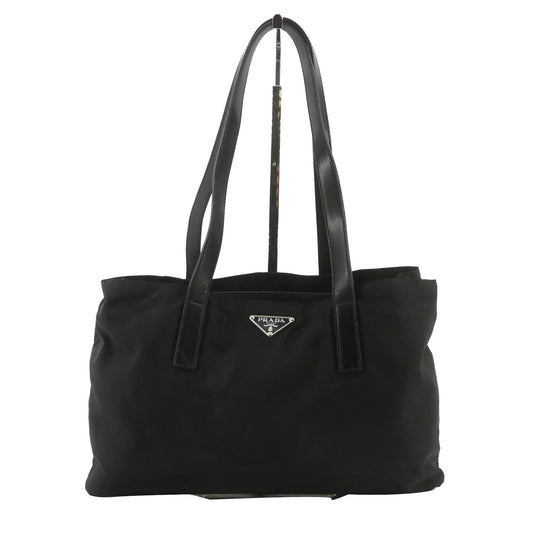 Black Nylon Tote Bag