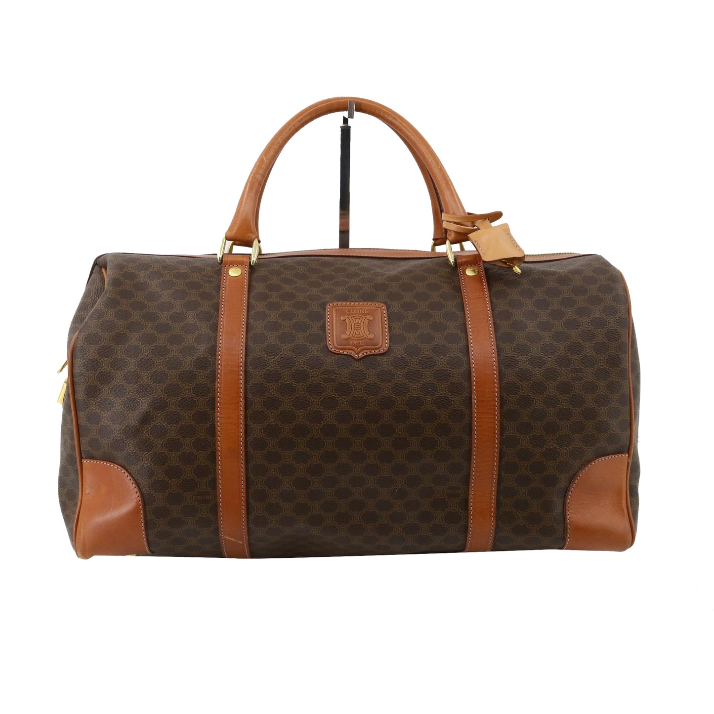 Brown Macadam Boston Bag