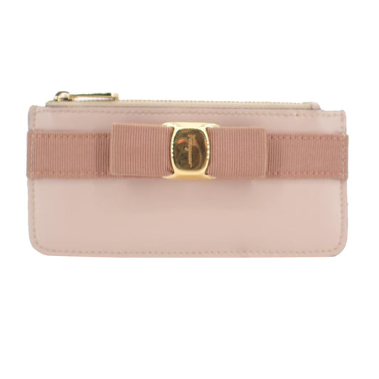 Pink Leather Coin Case