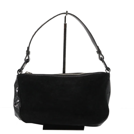 Black Leather Shoulder Bag