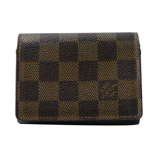 Damier Ebene Card Case