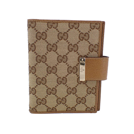 Brown GG Canvas Compact Wallet