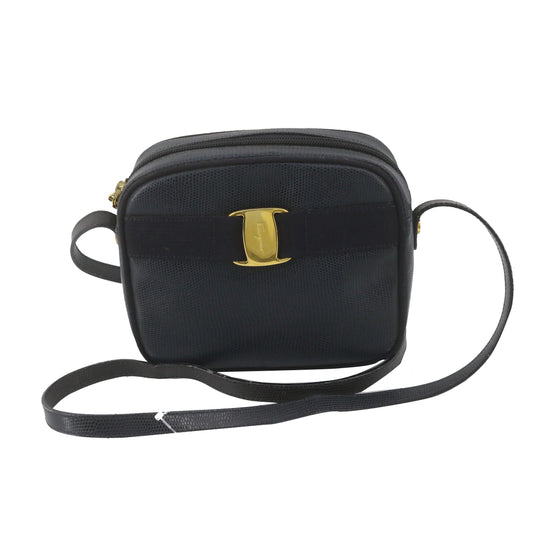 Black Leather Shoulder Bag