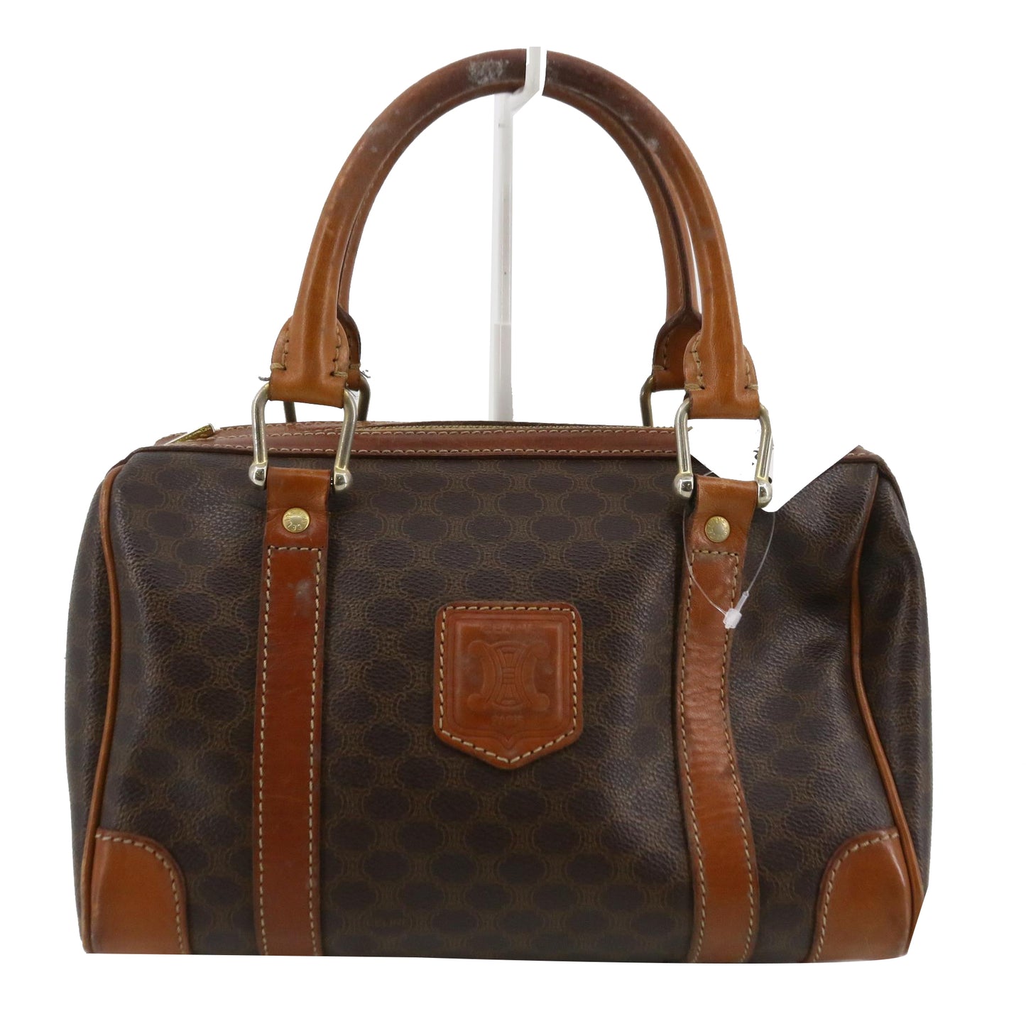 Brown Macadam Boston Bag