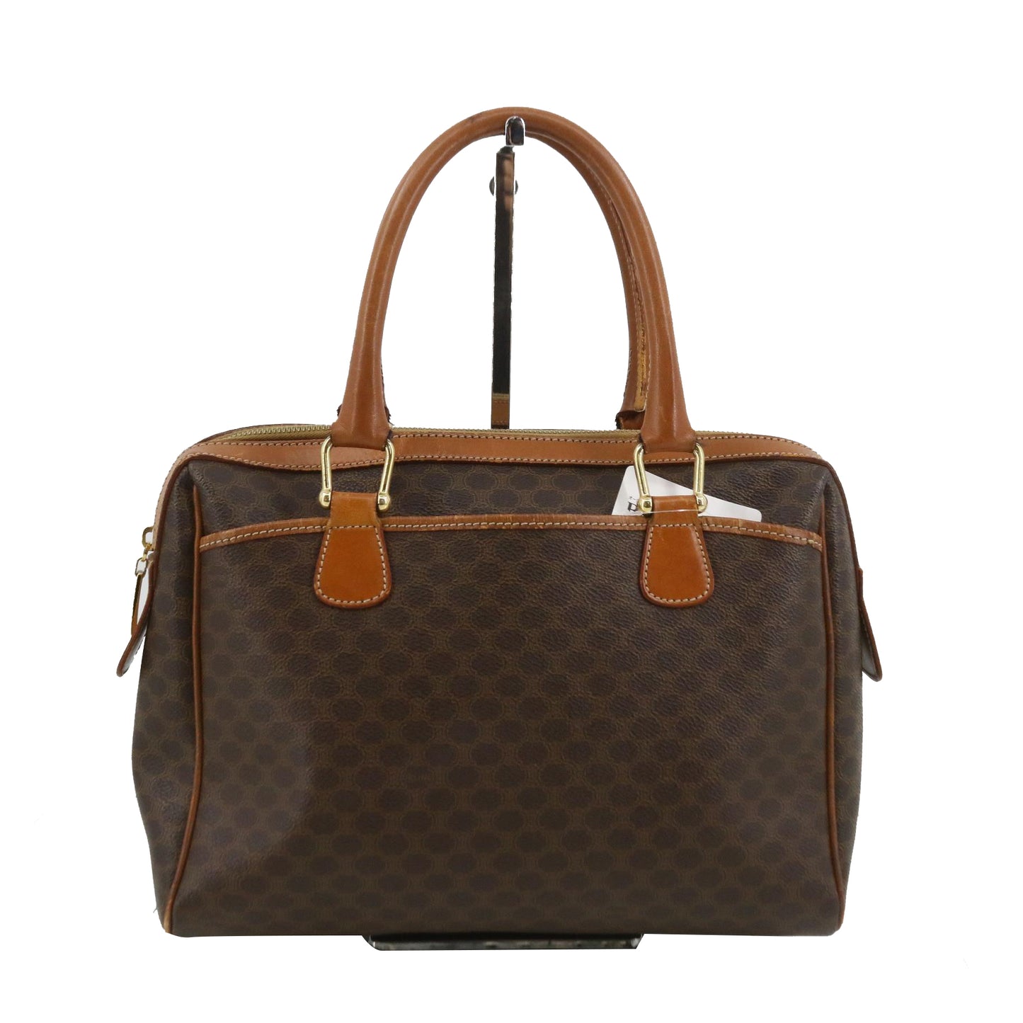 Brown Macadam Boston Bag