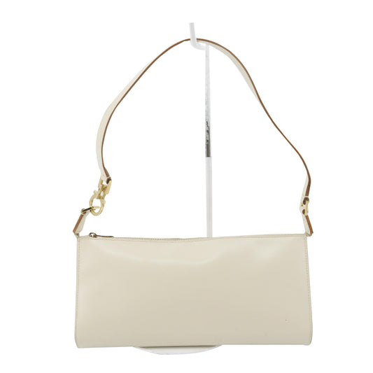 White Leather Shoulder Bag