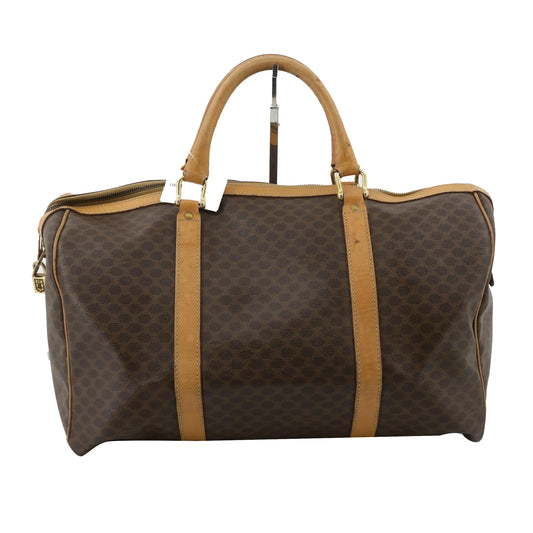 Brown Macadam Boston Bag