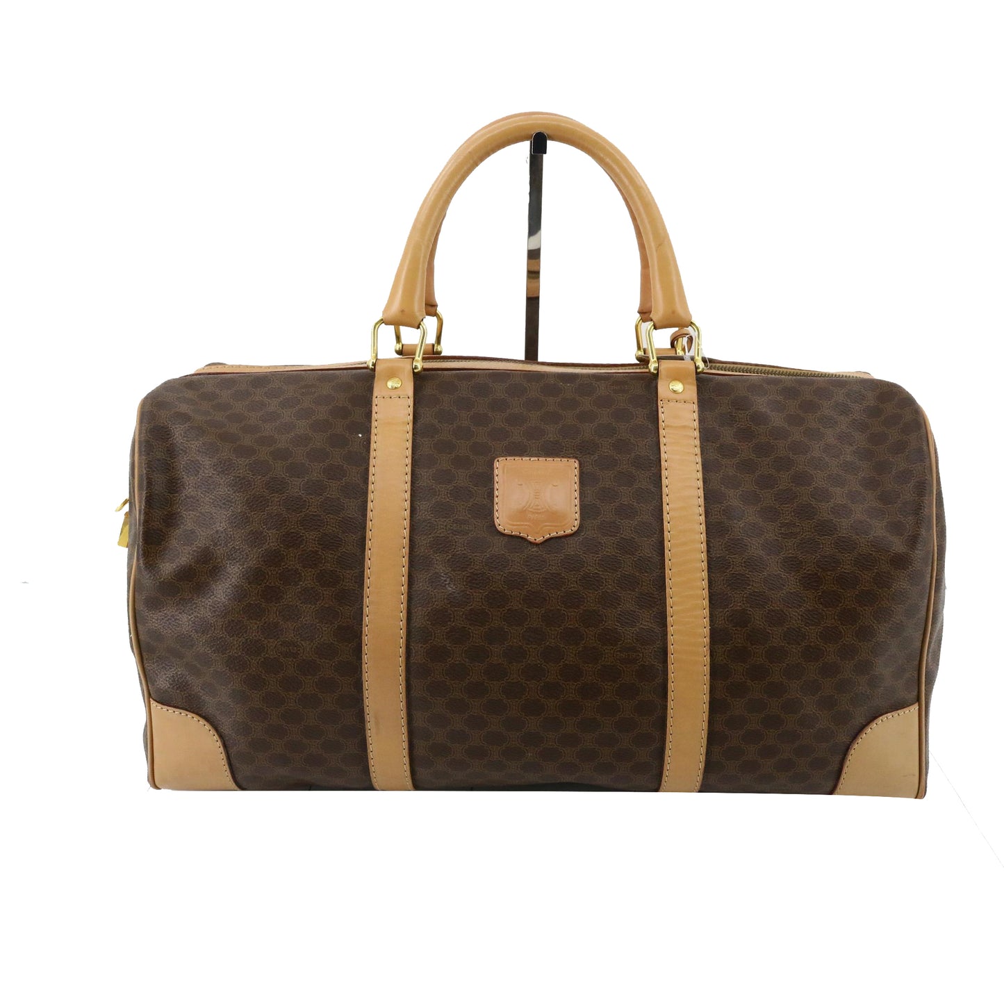 Brown Macadam Boston Bag