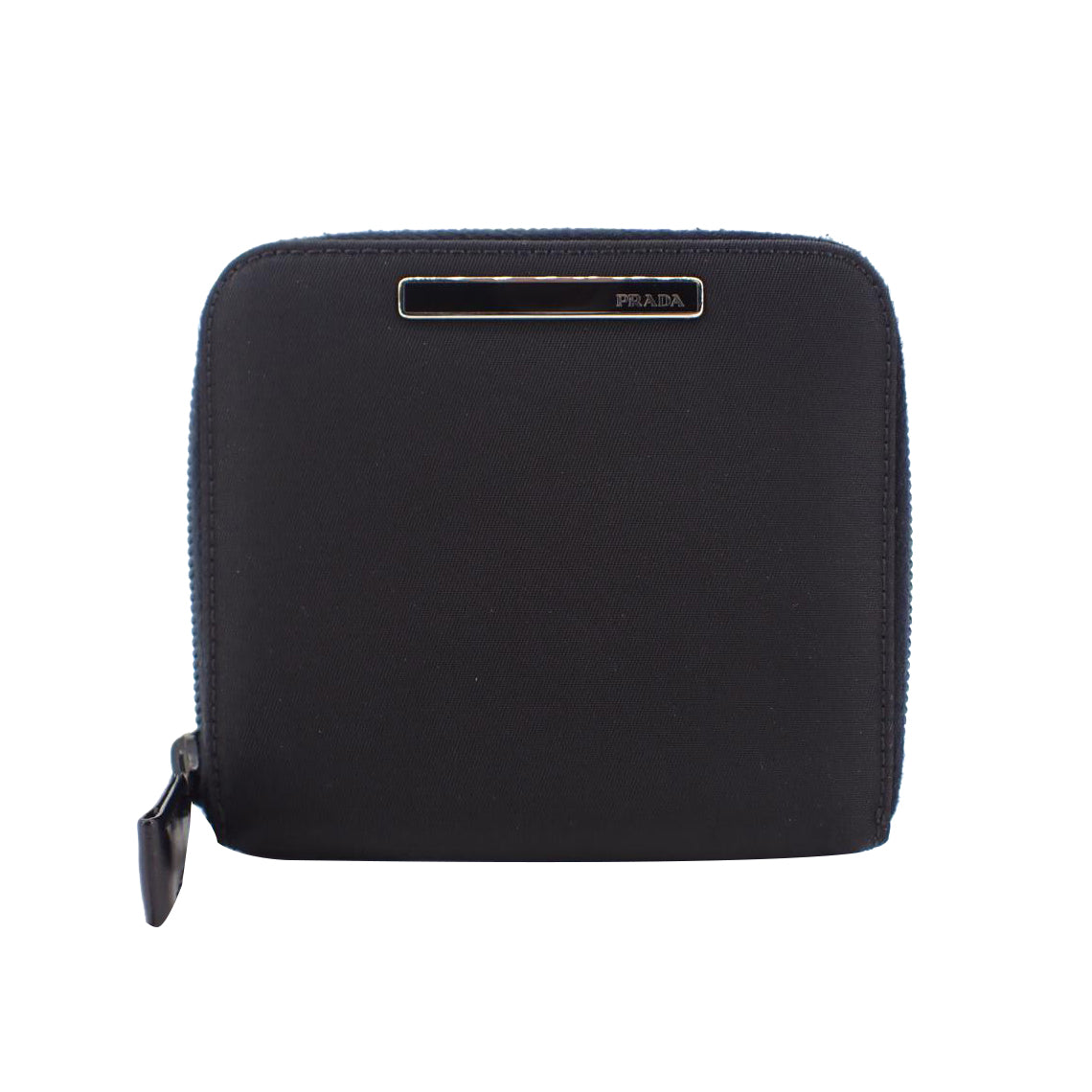 Black Nylon Bi-fold Wallet