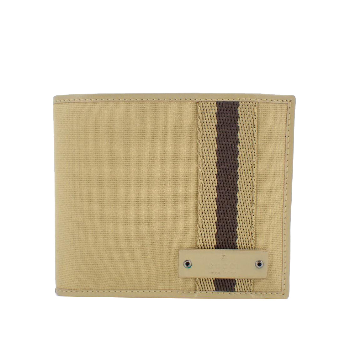 Yellow Shelly Line Bi-fold Wallet