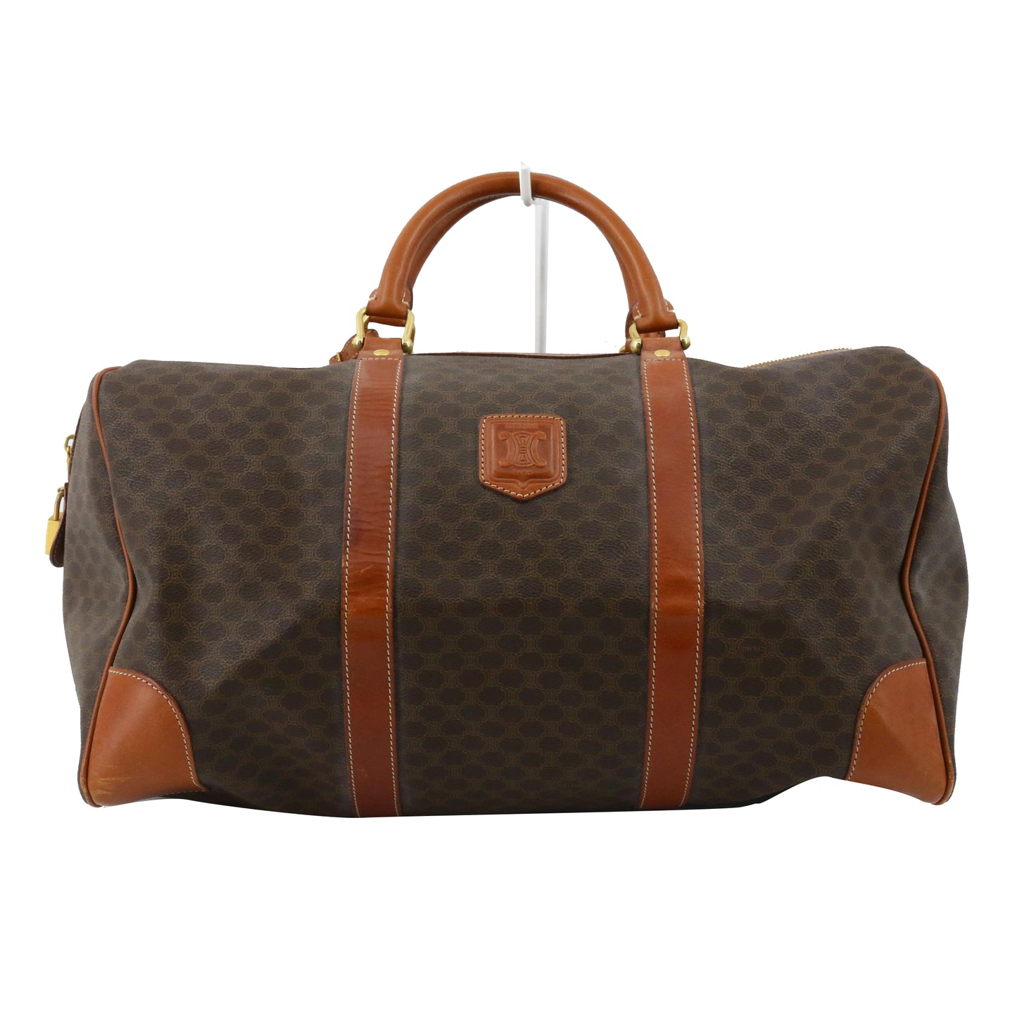 Brown Macadam Boston Bag