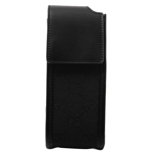 Black Leather Pen Case