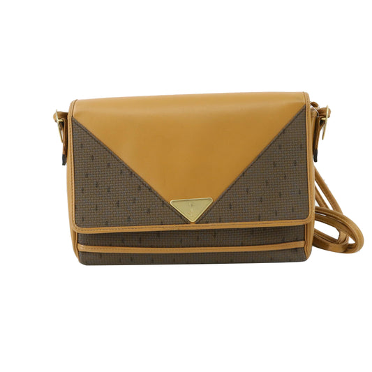 Beige PVC Shoulder bag