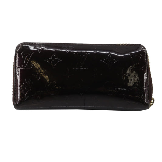 Vernis Burgundy Zippy Wallet