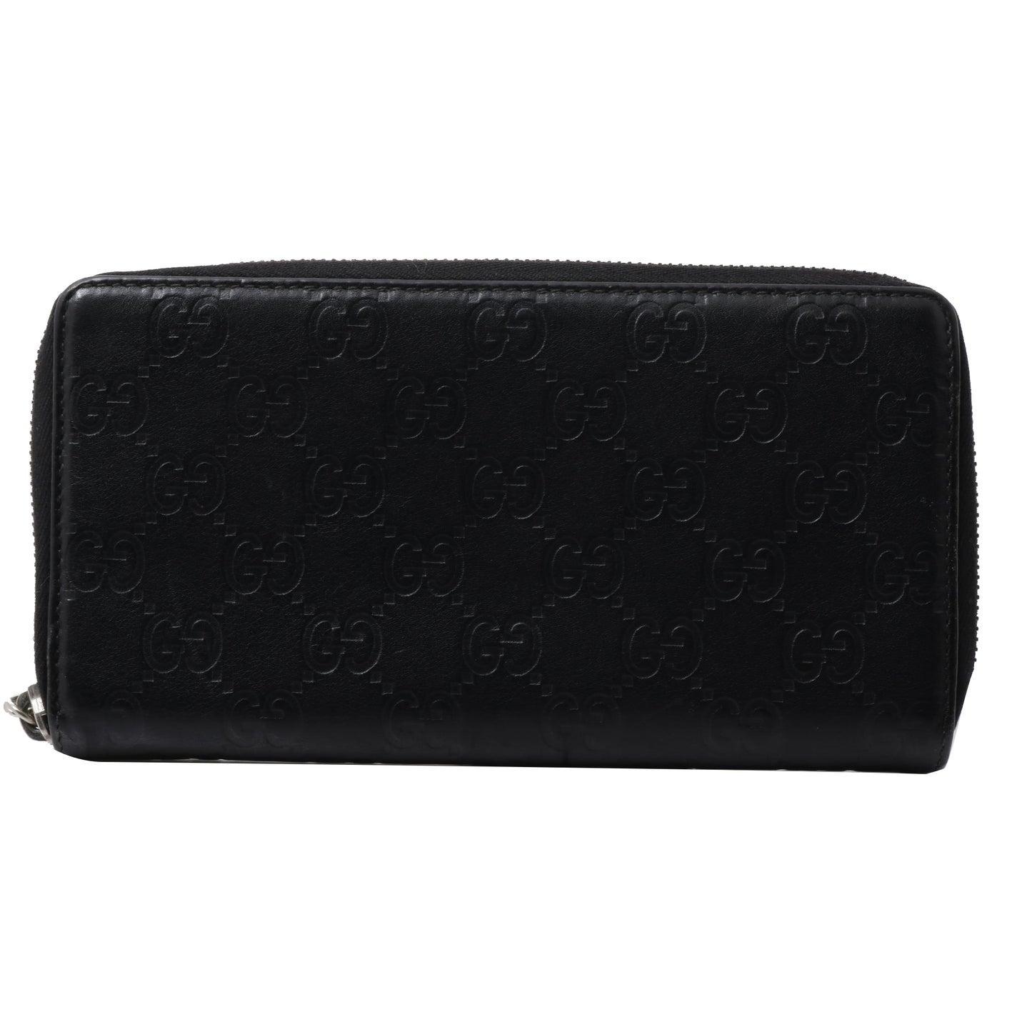 Black Sima Zippy Long Wallet