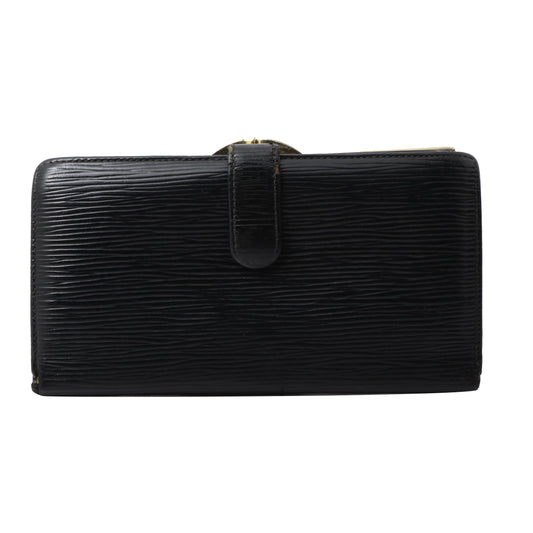 Epi Black Continental Viennois Wallet