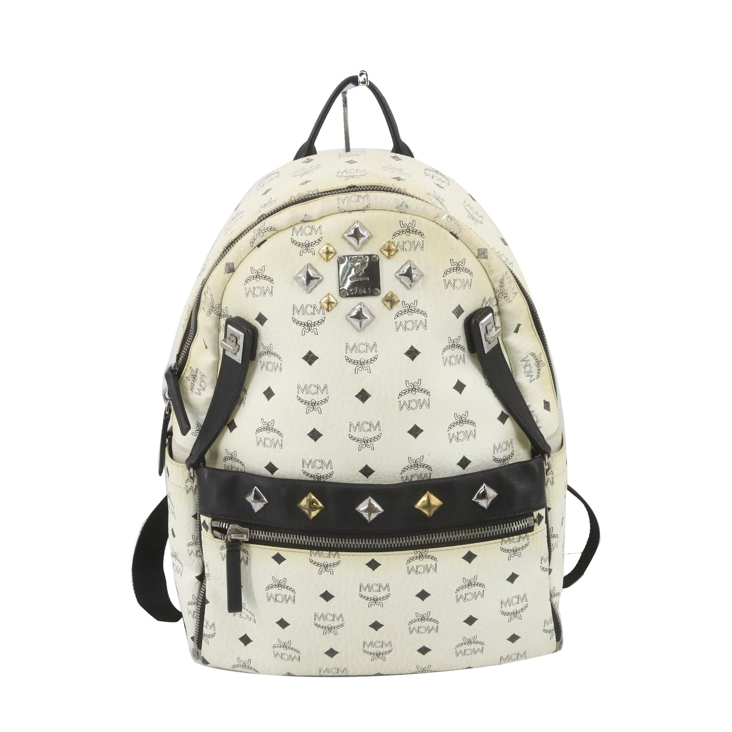 White Visetos Backpack