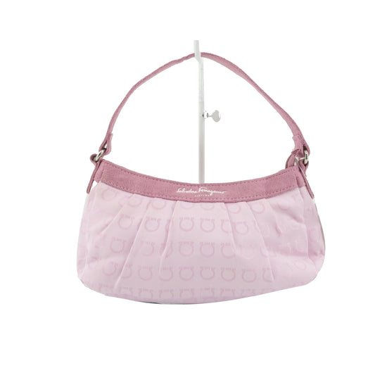 Pink Gancini Shoulder Bag