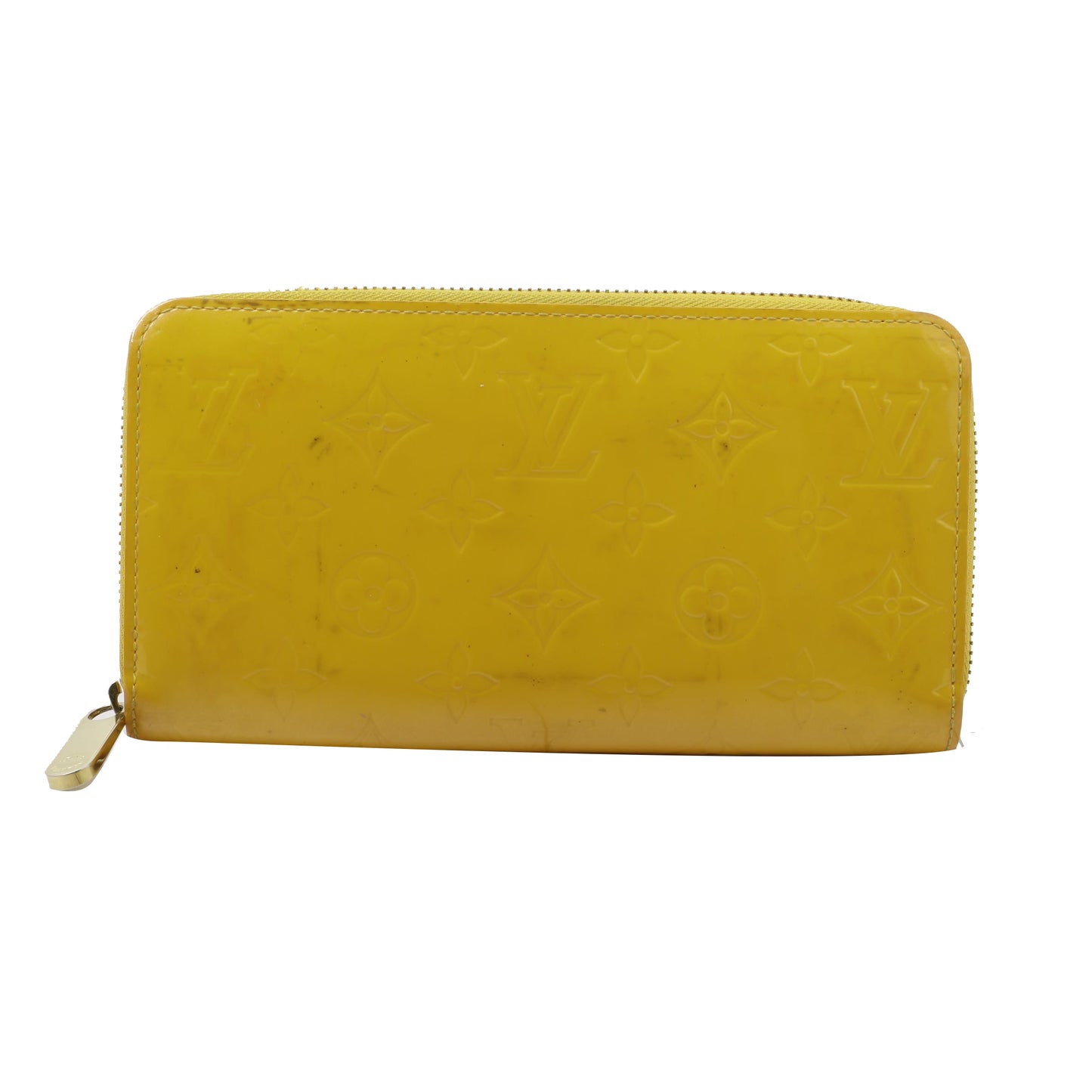 Vernis Yellow Zippy Wallet