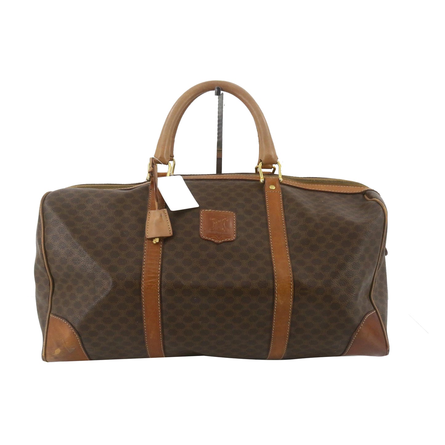 Brown Macadam Boston Bag