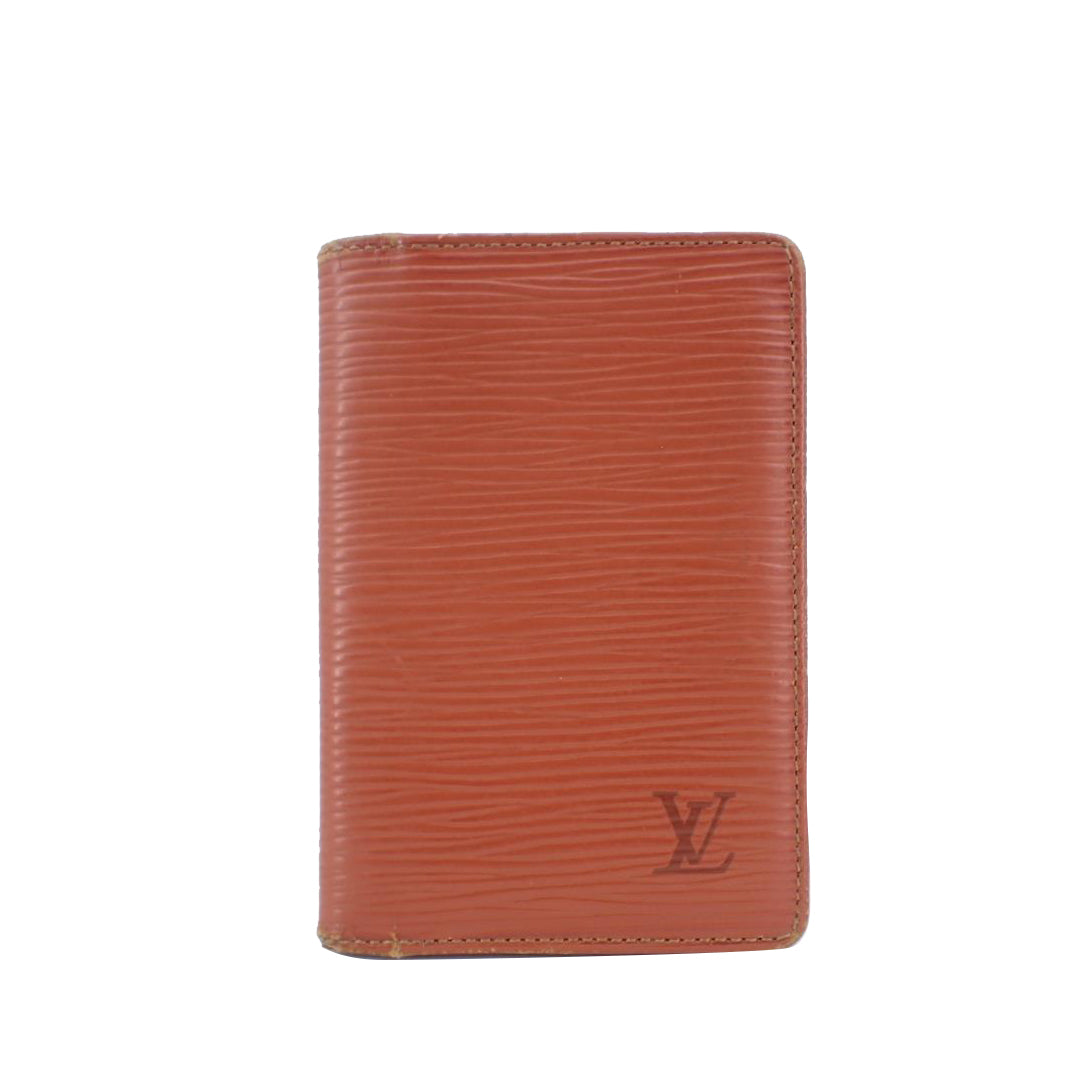 Epi Brown Card Case