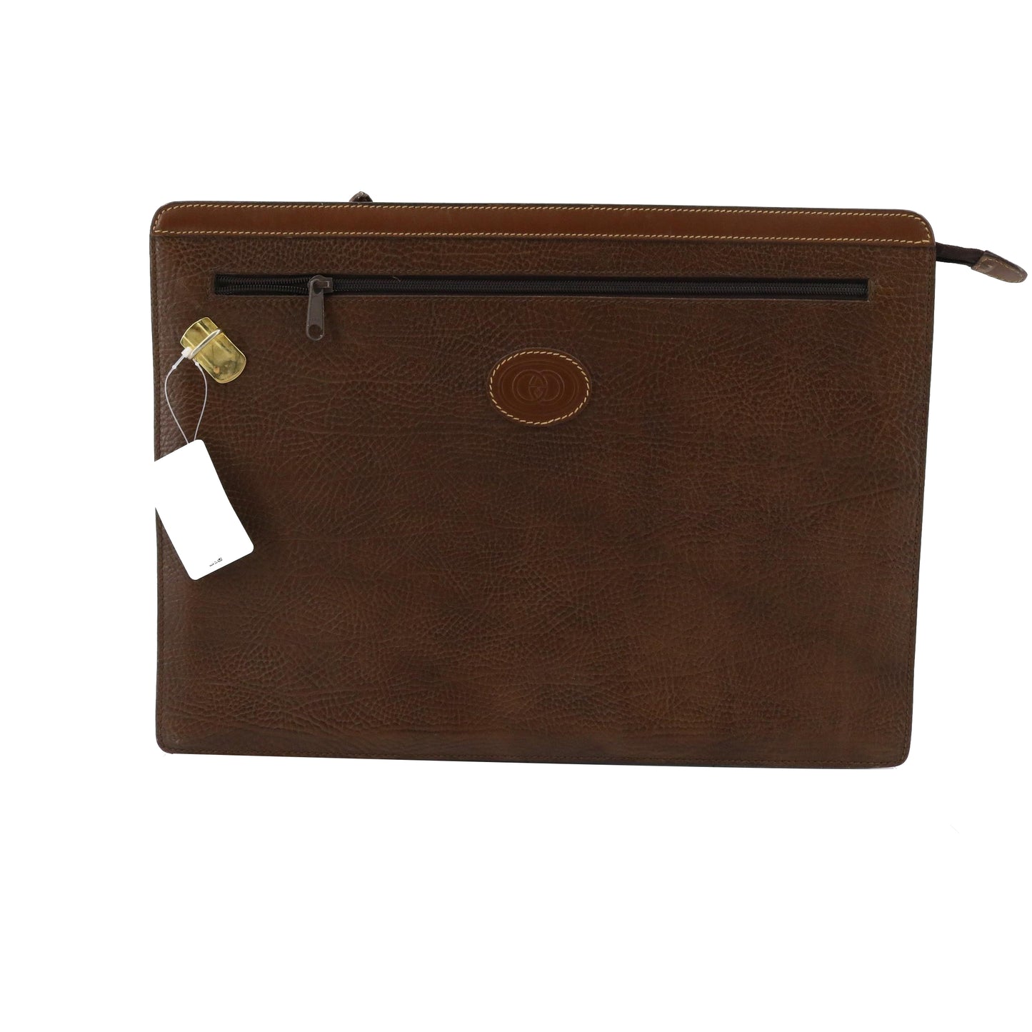 Brown GG logo Document Case