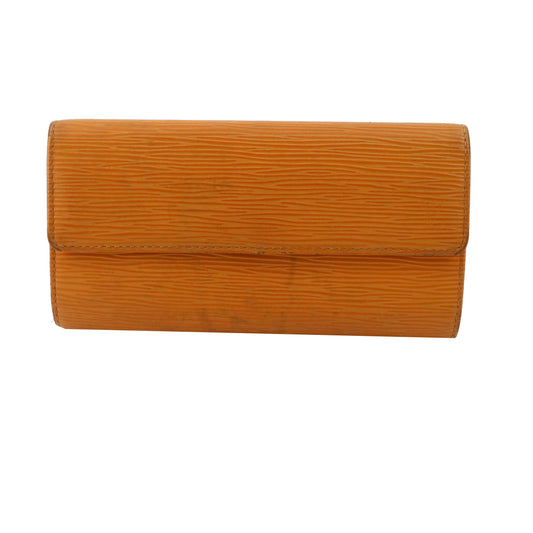 Epi Orange Long Wallet