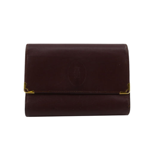 Bordeaux Tri-fold Wallet