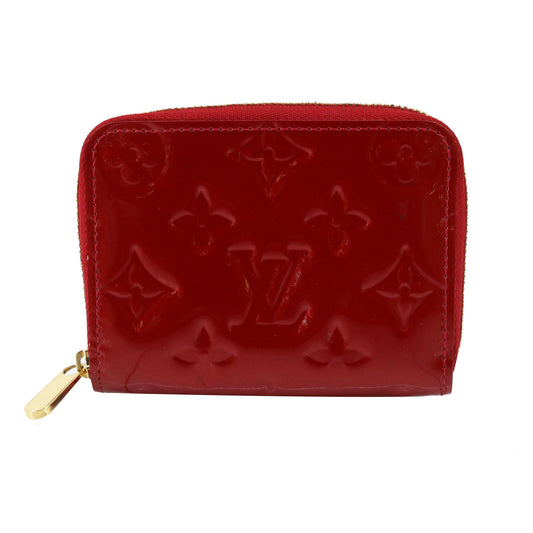 Vernis Red Bi-fold Wallet